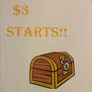 Brown and Gold Treasure Chest Illustration